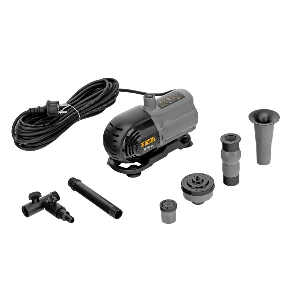 Фото 3 Насос для фонтана Denzel Fnp31-24 31 Вт 1500 л/ч 10 м Фото 3 Насос для фонтана Denzel Fnp31-24 31 Вт 1500 л/ч 10 м
