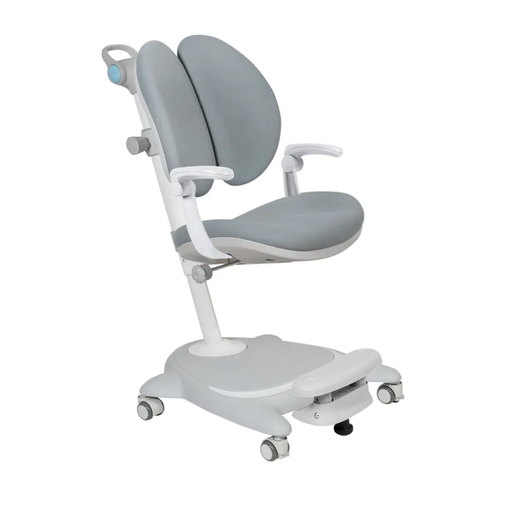Фото 2 Комплект Cubby парта Imparare Grey и кресло Arnica Grey с подлокотниками и подставкой для ног