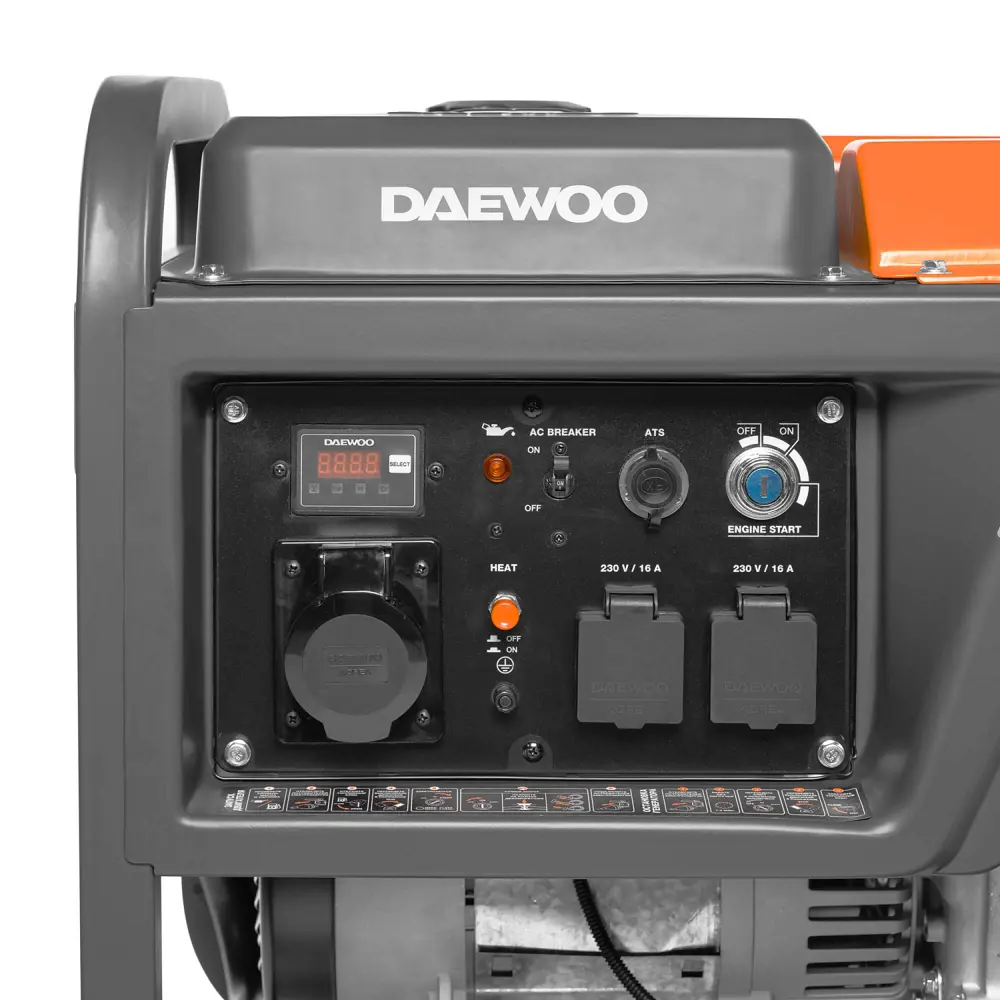 Фото 7 Генератор дизельный Daewoo DDAE 6000XE 5.5 кВт Фото 7 Генератор дизельный Daewoo DDAE 6000XE 5.5 кВт