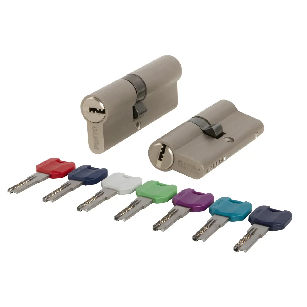 Фото Цилиндровый механизм Punto MaxPro7000Key90mm (35+10+45) SN никель 7key Фото Цилиндровый механизм Punto MaxPro7000Key90mm (35+10+45) SN никель 7key