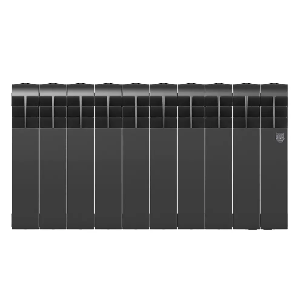 Фото 2 Радиатор секционный Royal Thermo BiLiner B 350/87 10 секций боковое подключение биметалл черный Фото 2 Радиатор секционный Royal Thermo BiLiner B 350/87 10 секций боковое подключение биметалл черный
