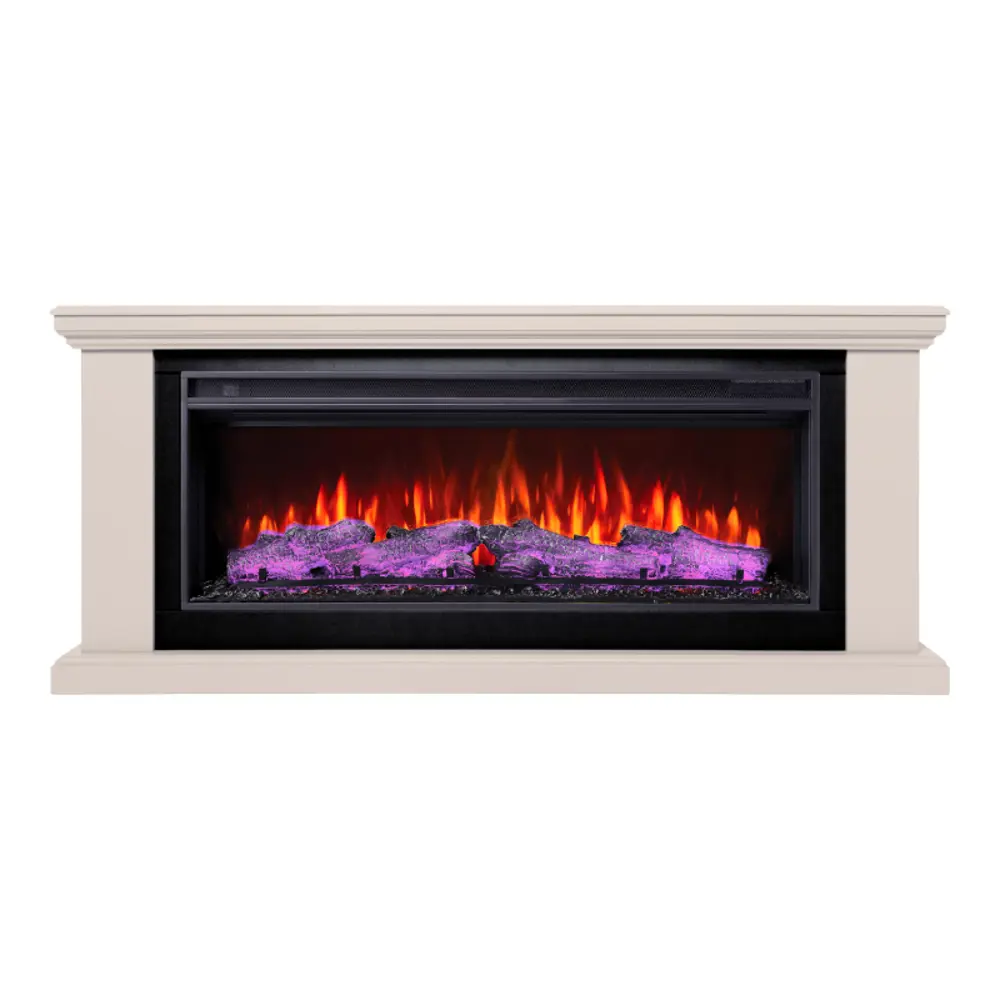 Фото Каминокомплект Realflame Melissa 42 WT-P512 с очагом Saphir-S 42 1600Вт молочный Фото Каминокомплект Realflame Melissa 42 WT-P512 с очагом Saphir-S 42 1600Вт молочный