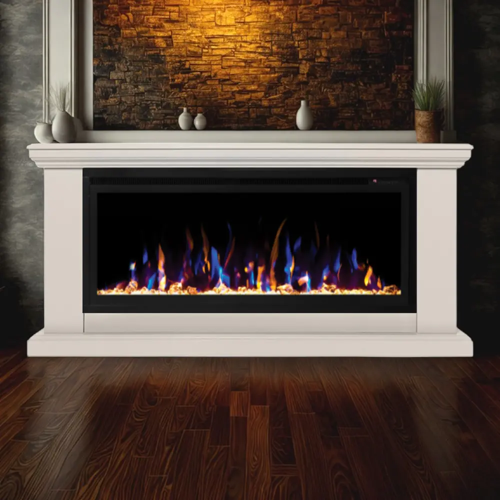 Фото 3 Каминокомплект Realflame Melissa 42 WT-P512 с очагом Saphir-S 42 1600Вт молочный Фото 3 Каминокомплект Realflame Melissa 42 WT-P512 с очагом Saphir-S 42 1600Вт молочный