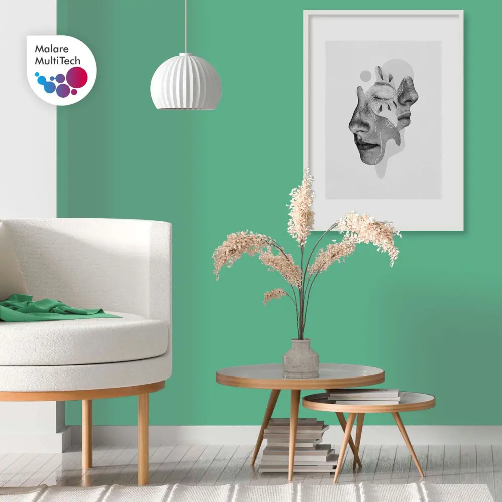 Фото 5 Краска интерьерная Malare 3евро_228 Professional Euro №3 быстросохнущая матовая цвет снежная мята 2.7 л Фото 5 Краска интерьерная Malare 3евро_228 Professional Euro №3 быстросохнущая матовая цвет снежная мята 2.7 л