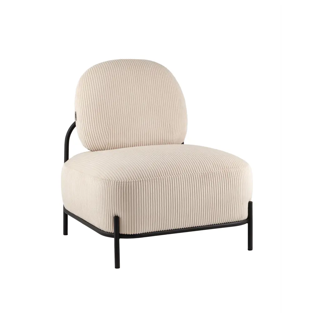 Фото 6 Кресло Stool group Стоун 71x78x68 см велюр цвет молочный Фото 6 Кресло Stool group Стоун 71x78x68 см велюр цвет молочный