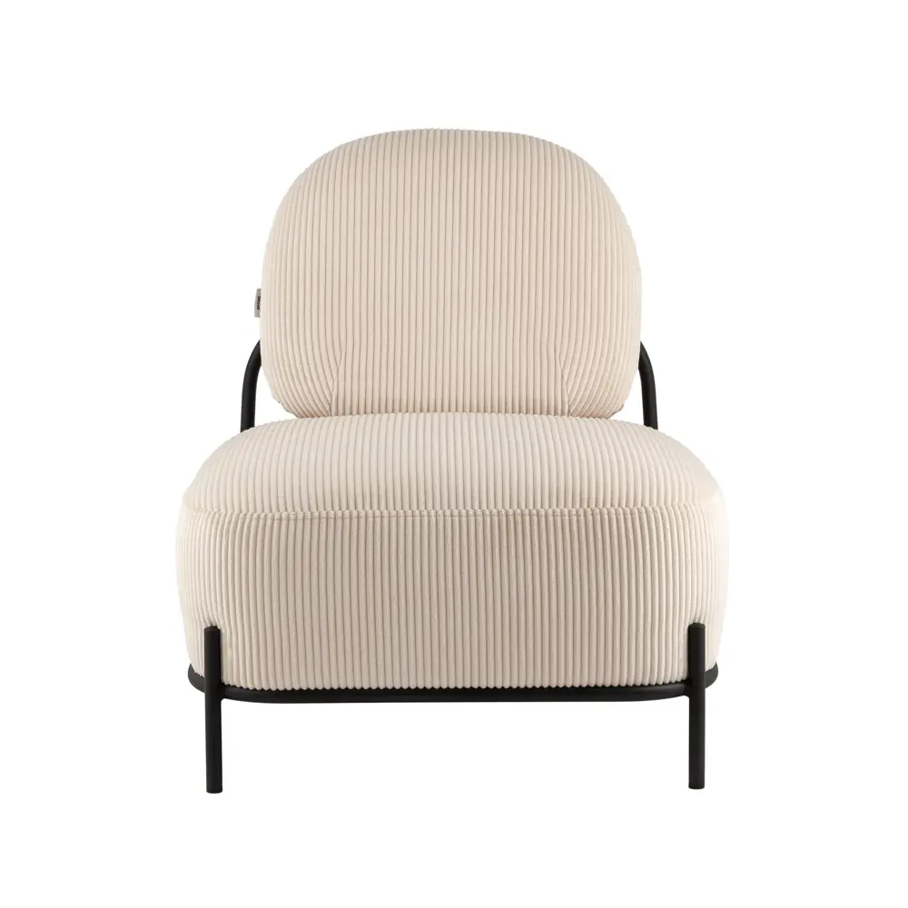 Фото 5 Кресло Stool group Стоун 71x78x68 см велюр цвет молочный Фото 5 Кресло Stool group Стоун 71x78x68 см велюр цвет молочный