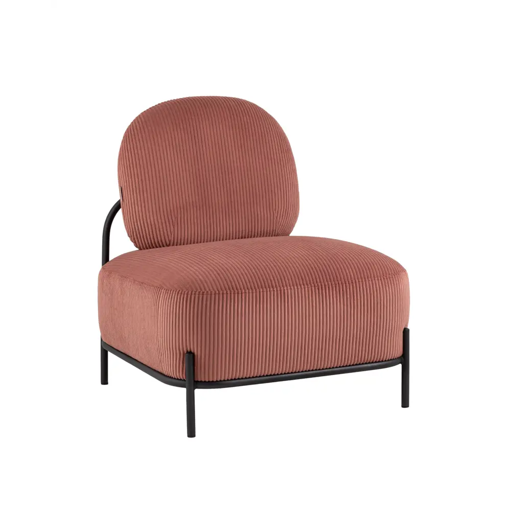 Фото 4 Кресло Stool group Стоун 71x78x68 см велюр цвет коралловый Фото 4 Кресло Stool group Стоун 71x78x68 см велюр цвет коралловый