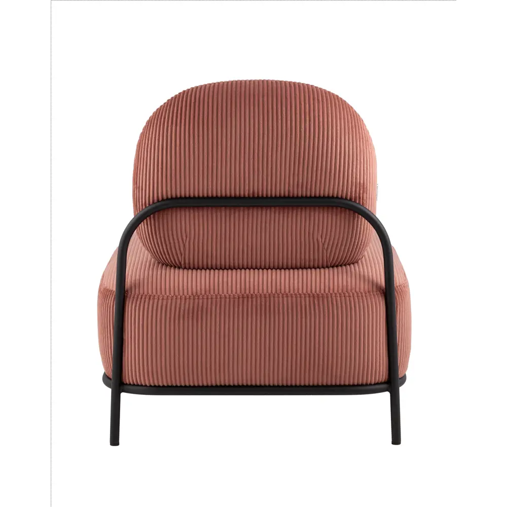 Фото 7 Кресло Stool group Стоун 71x78x68 см велюр цвет коралловый Фото 7 Кресло Stool group Стоун 71x78x68 см велюр цвет коралловый