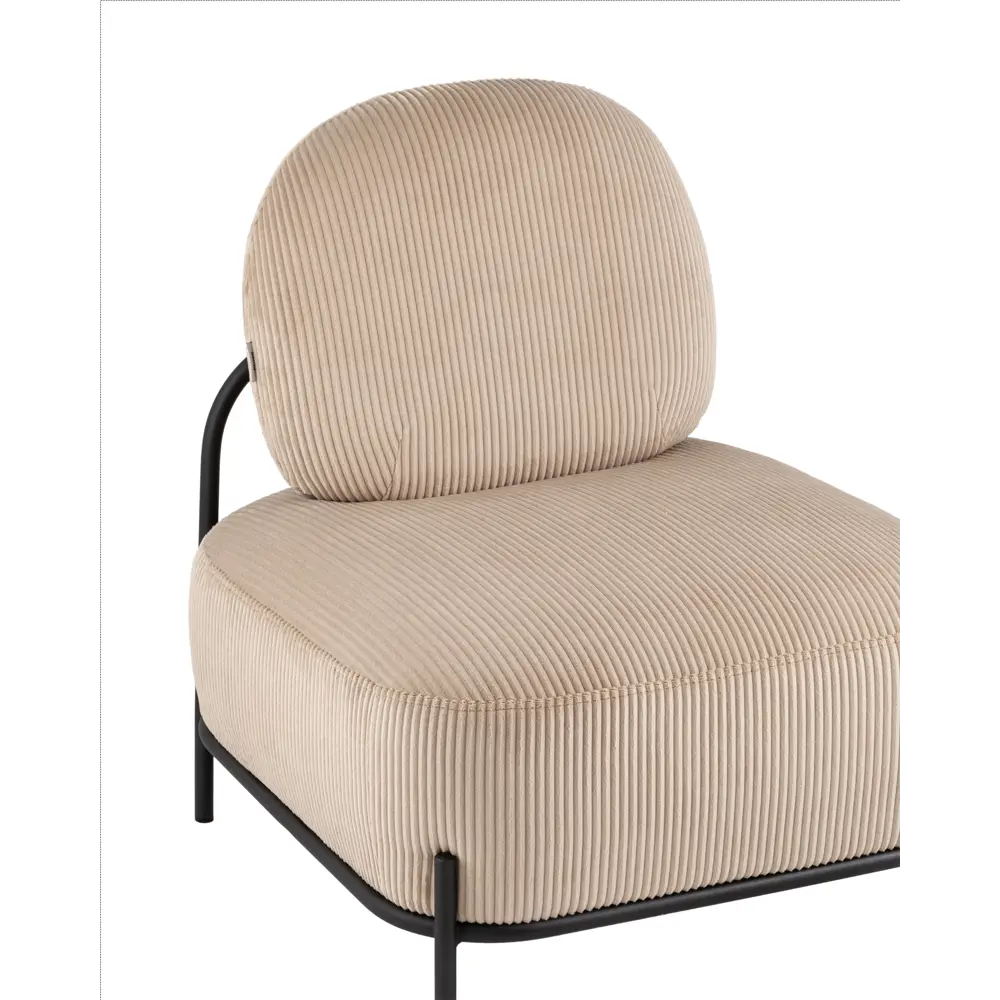 Фото 6 Кресло Stool group Стоун 71x78x68 см велюр цвет бежевый Фото 6 Кресло Stool group Стоун 71x78x68 см велюр цвет бежевый