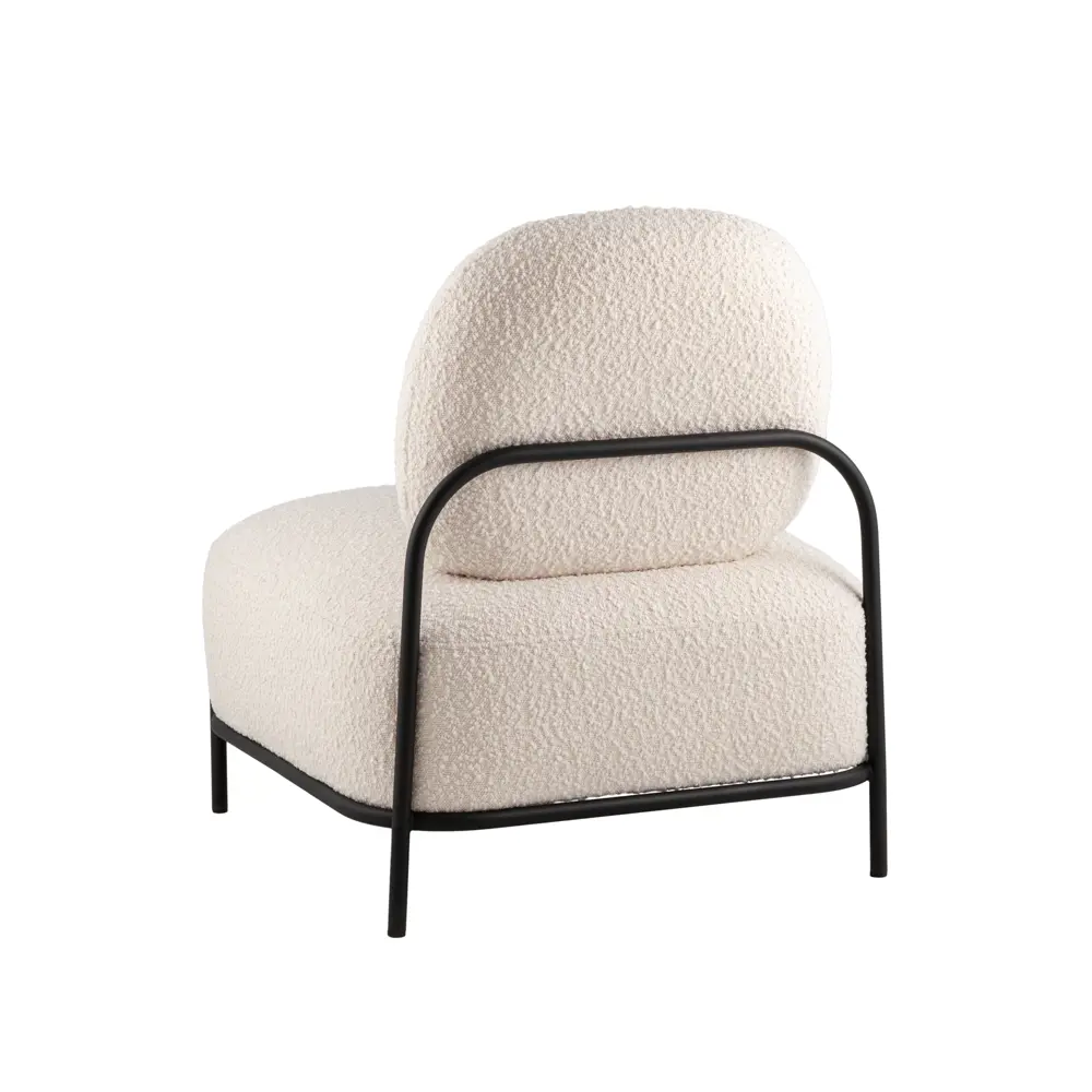 Фото 7 Кресло Stool group Стоун 71x78x68 см ткань цвет молочный Фото 7 Кресло Stool group Стоун 71x78x68 см ткань цвет молочный