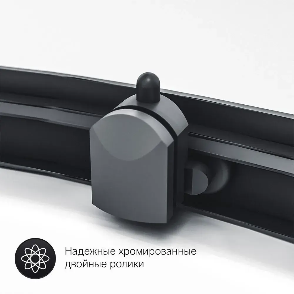 Фото 8 Душевой уголок Am.pm HIT WHTG-404-100280-BT_7214 прямоугольный 80x100см черный профиль эффект стекла прозрачный Фото 8 Душевой уголок Am.pm HIT WHTG-404-100280-BT_7214 прямоугольный 80x100см черный профиль эффект стекла прозрачный