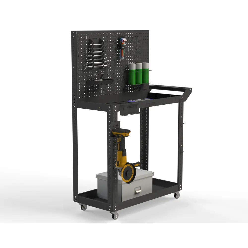 Фото Тележка инструментальная Metalex 118248 Тип 4 800x450x900 мм 2 полки