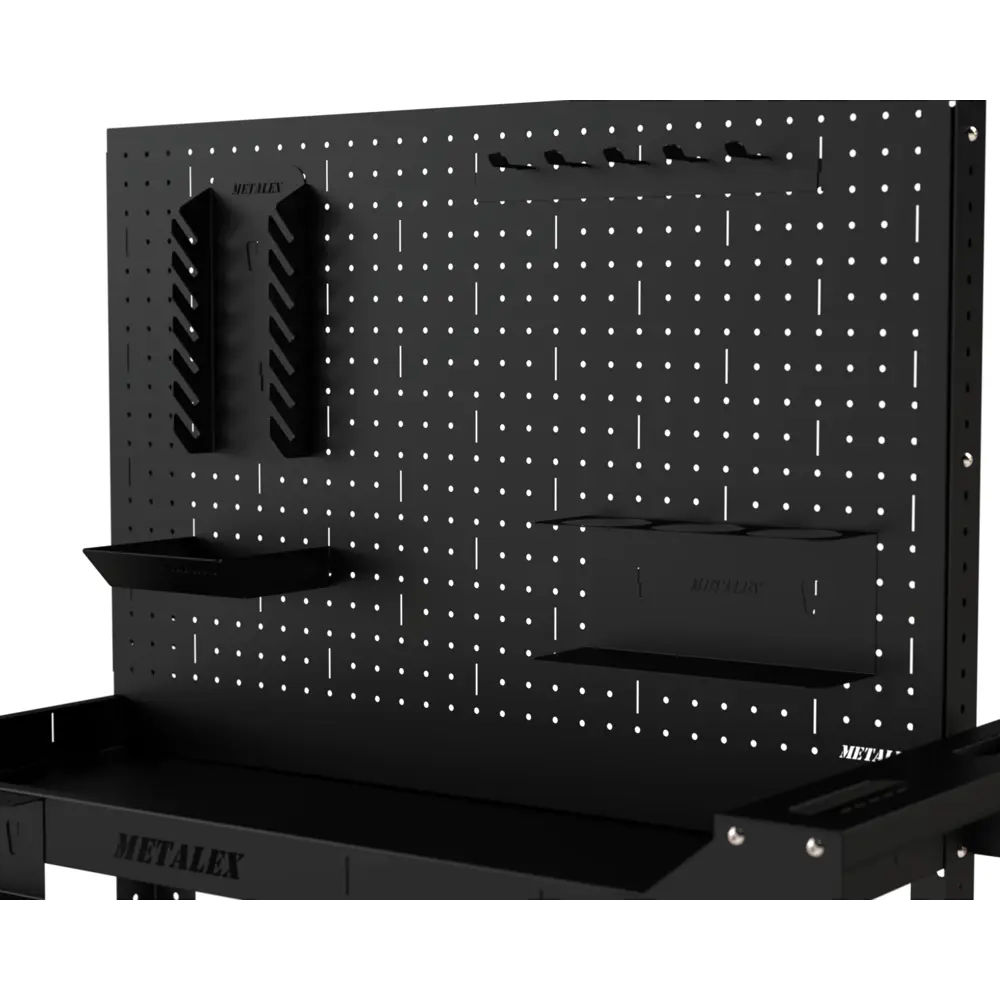 Фото 5 Тележка инструментальная Metalex 118254 Тип 4 800x450x700 мм 2 полки Фото 5 Тележка инструментальная Metalex 118254 Тип 4 800x450x700 мм 2 полки