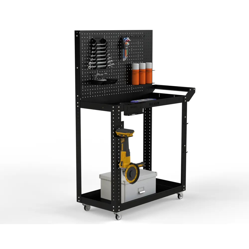 Фото 4 Тележка инструментальная Metalex 118255 Тип 4 800x450x800 мм 2 полки Фото 4 Тележка инструментальная Metalex 118255 Тип 4 800x450x800 мм 2 полки