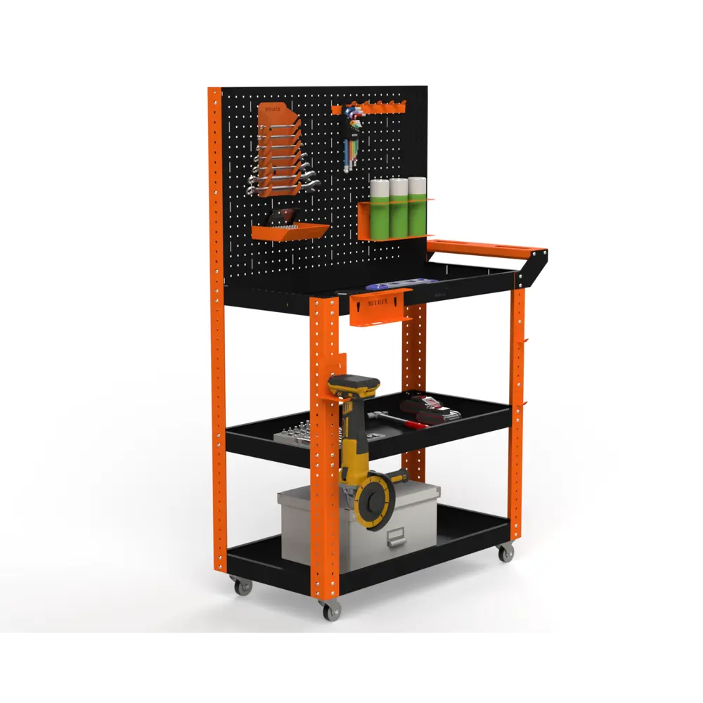 Фото 3 Тележка инструментальная Metalex 118272 Тип 4 800x350x800 мм 3 полки Фото 3 Тележка инструментальная Metalex 118272 Тип 4 800x350x800 мм 3 полки