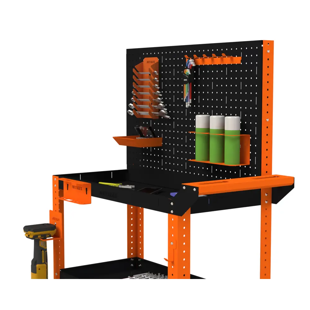 Фото 4 Тележка инструментальная Metalex 118273 Тип 4 800x400x700 мм 3 полки Фото 4 Тележка инструментальная Metalex 118273 Тип 4 800x400x700 мм 3 полки