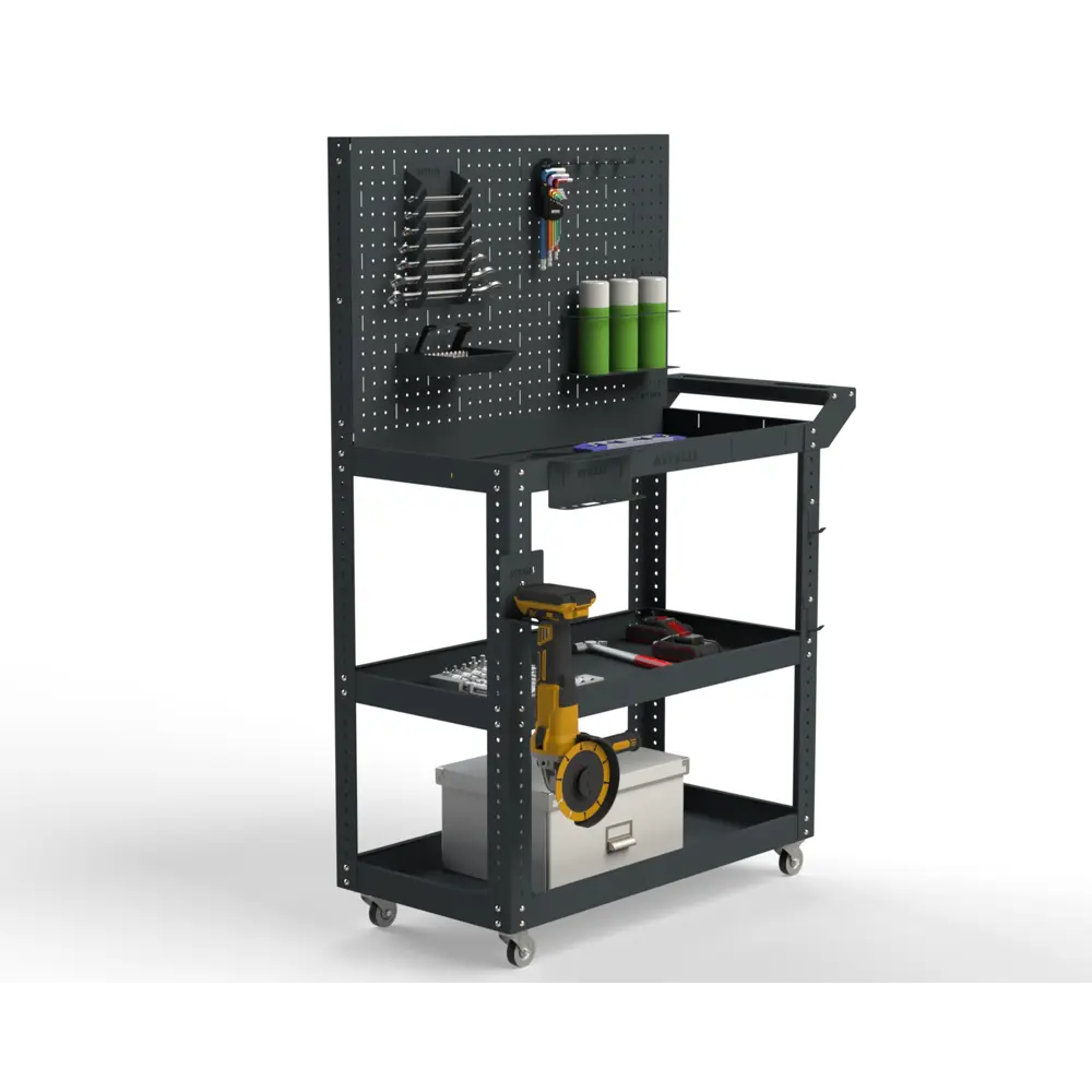 Фото 4 Тележка инструментальная Metalex 118291 Тип 4 800x450x800 мм 3 полки Фото 4 Тележка инструментальная Metalex 118291 Тип 4 800x450x800 мм 3 полки