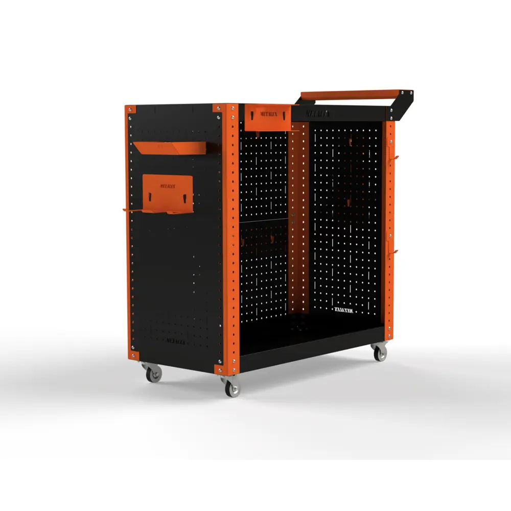 Фото 2 Тележка инструментальная Metalex 118352 Тип 3 800x450x900 мм 2 полки Фото 2 Тележка инструментальная Metalex 118352 Тип 3 800x450x900 мм 2 полки