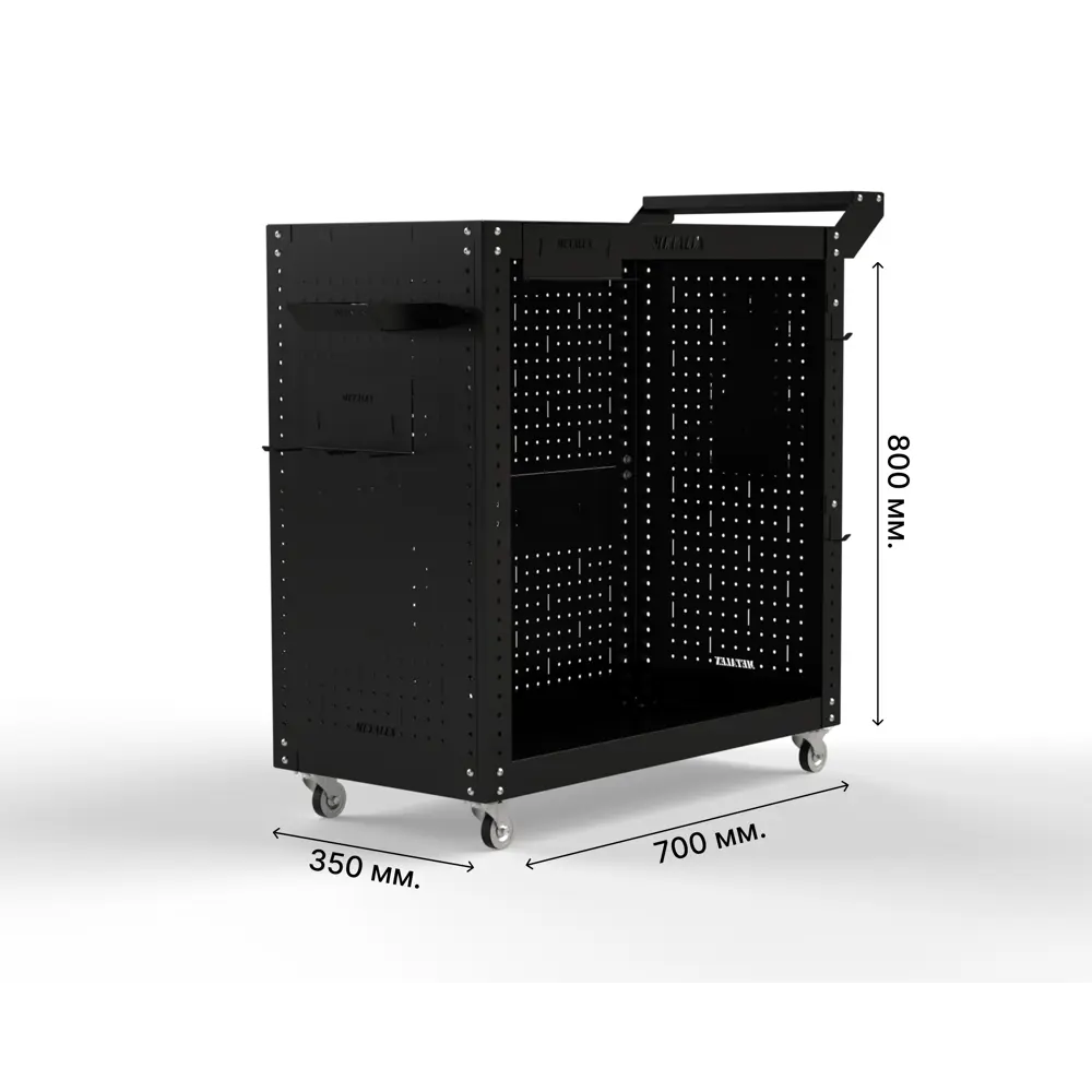 Фото Тележка инструментальная Metalex 118364 Тип 3 800x400x800 мм 2 полки Фото Тележка инструментальная Metalex 118364 Тип 3 800x400x800 мм 2 полки