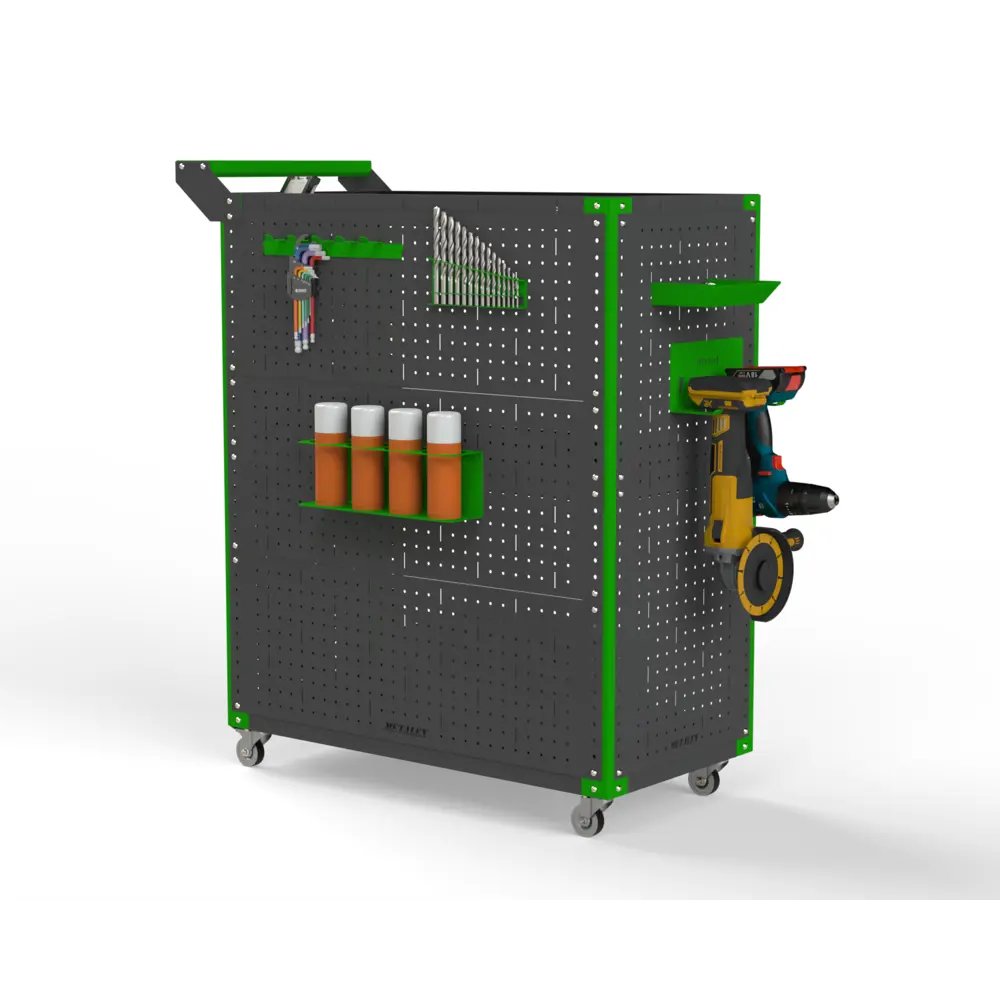 Фото 3 Тележка инструментальная Metalex 118378 Тип 3 950x400x800 мм 3 полки Фото 3 Тележка инструментальная Metalex 118378 Тип 3 950x400x800 мм 3 полки