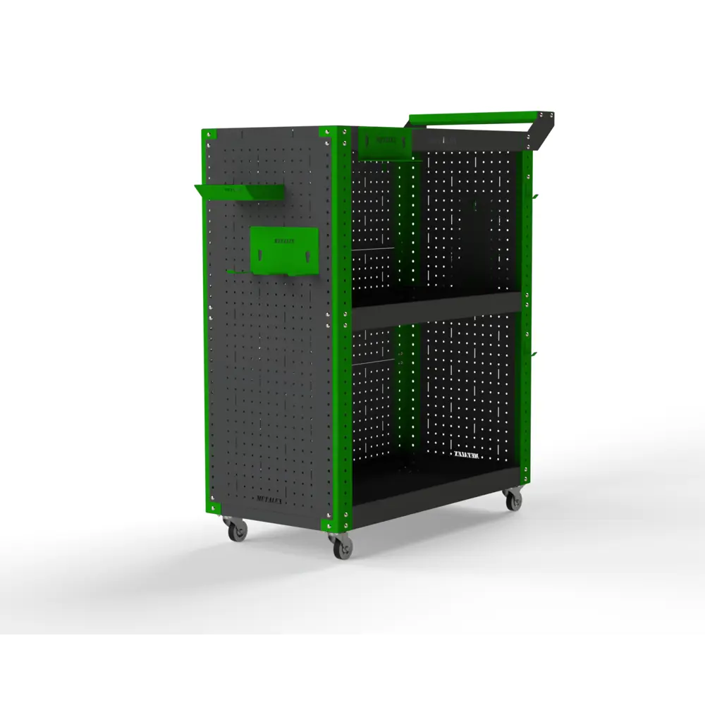 Фото Тележка инструментальная Metalex 118381 Тип 3 950x450x800 мм 3 полки Фото Тележка инструментальная Metalex 118381 Тип 3 950x450x800 мм 3 полки