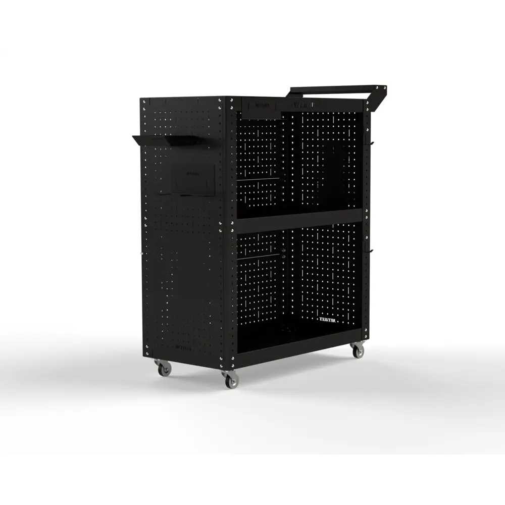 Фото 2 Тележка инструментальная Metalex 118424 Тип 3 950x450x900 мм 3 полки Фото 2 Тележка инструментальная Metalex 118424 Тип 3 950x450x900 мм 3 полки