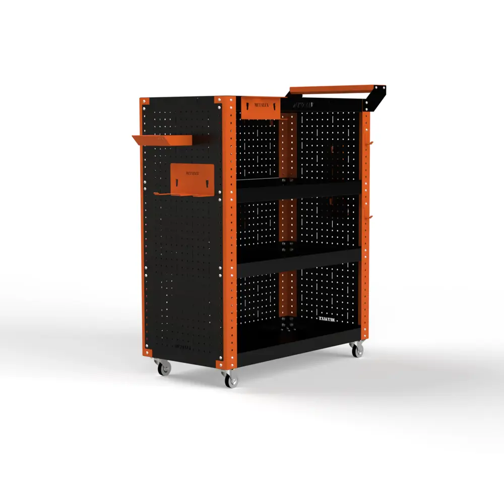 Фото Тележка инструментальная Metalex 118431 Тип 3 950x400x700 мм 4 полки Фото Тележка инструментальная Metalex 118431 Тип 3 950x400x700 мм 4 полки