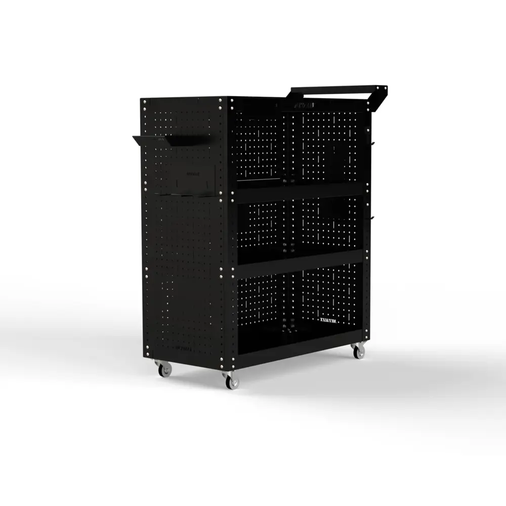 Фото 2 Тележка инструментальная Metalex 118445 Тип 3 950x400x900 мм 4 полки Фото 2 Тележка инструментальная Metalex 118445 Тип 3 950x400x900 мм 4 полки