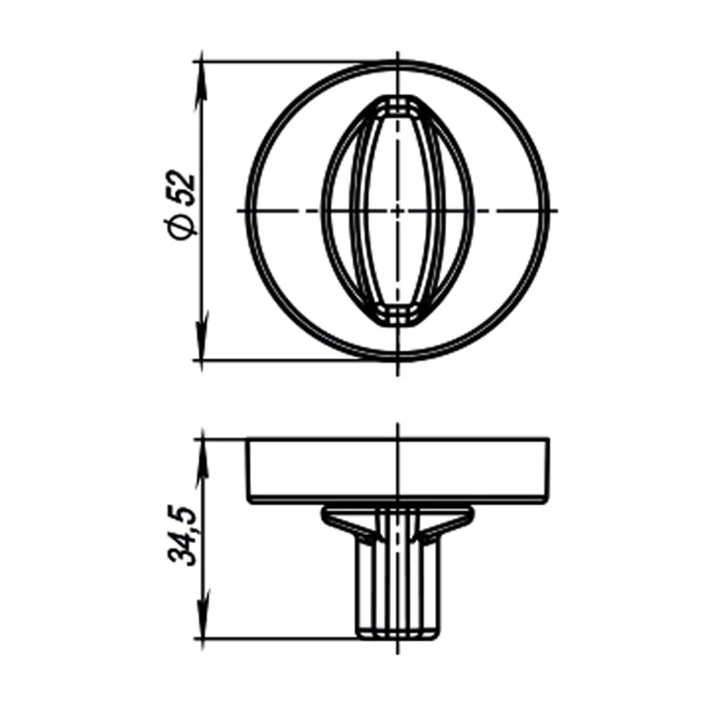 Фото 3 Ручка поворотная Armadillo BK6.R.URB52 SG-1 матовое золото Фото 3 Ручка поворотная Armadillo BK6.R.URB52 SG-1 матовое золото