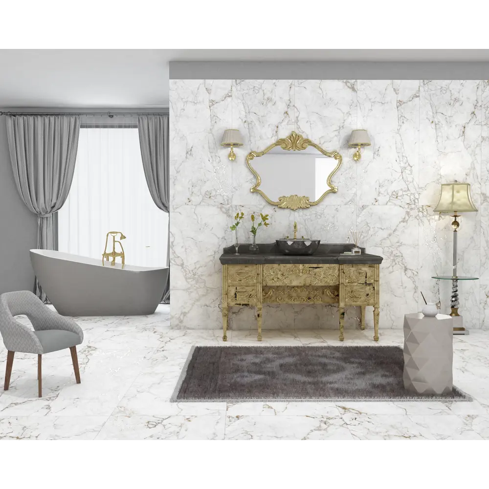 Фото Керамогранит Eurotile Crown 7930138704019 60x120см цвет белый Фото Керамогранит Eurotile Crown 7930138704019 60x120см цвет белый