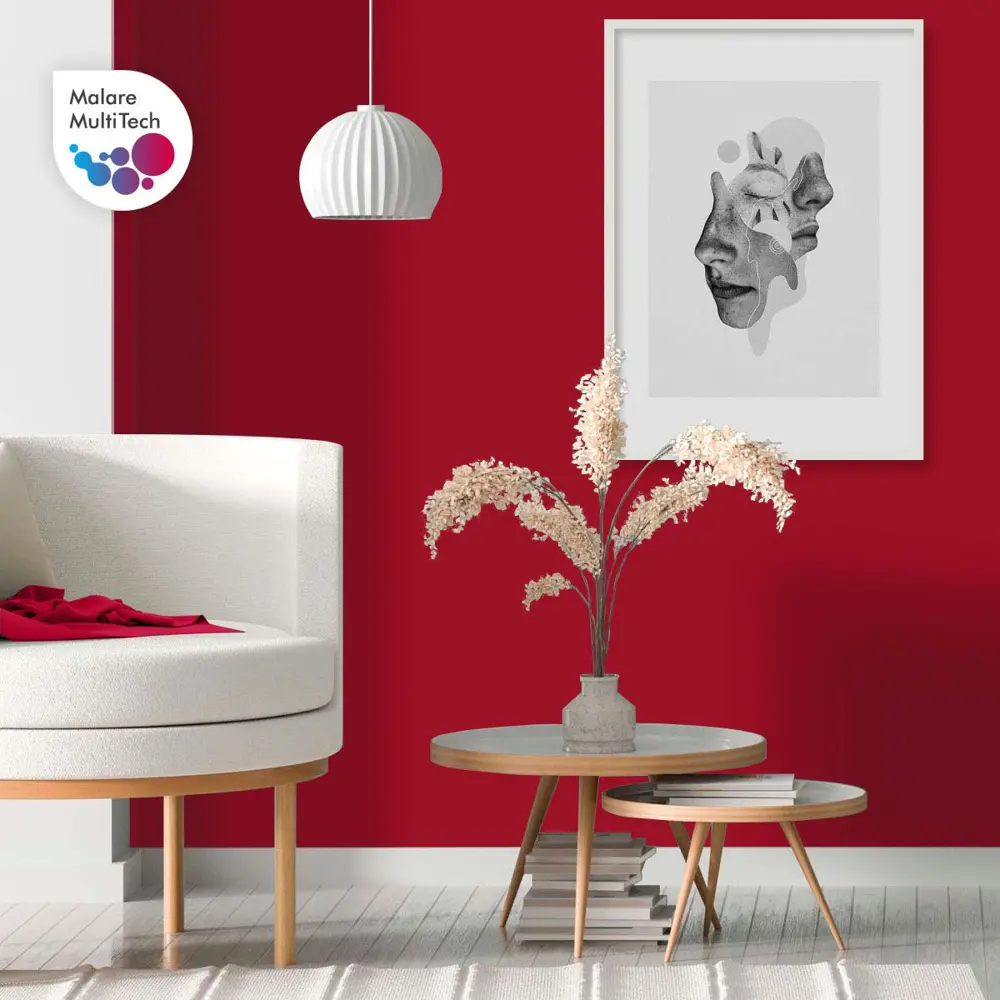 Фото Краска интерьерная Malare обои_133 Professional быстросохнущая матовая цвет винный бордо 1 л Фото Краска интерьерная Malare обои_133 Professional быстросохнущая матовая цвет винный бордо 1 л