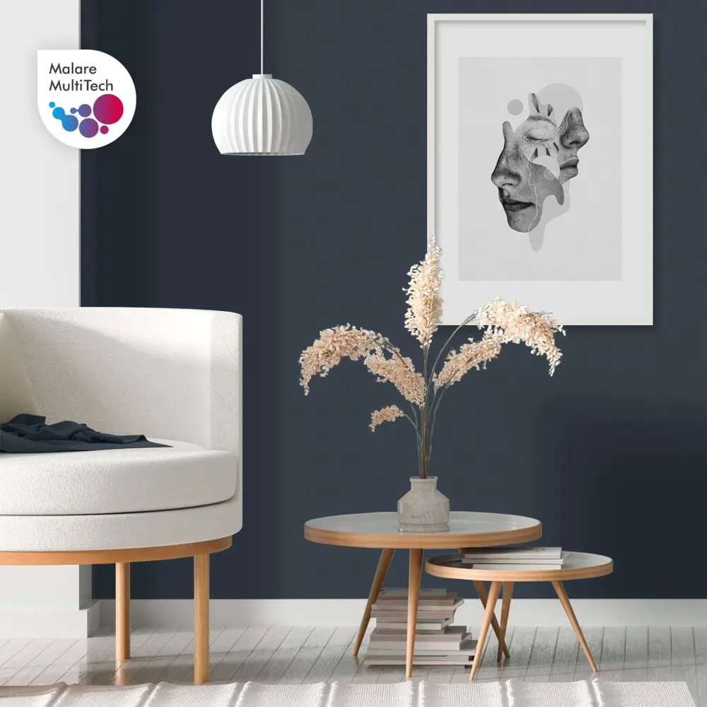 Фото 3 Краска интерьерная Malare обои_153 Professional быстросохнущая матовая цвет гранитный 9 л Фото 3 Краска интерьерная Malare обои_153 Professional быстросохнущая матовая цвет гранитный 9 л