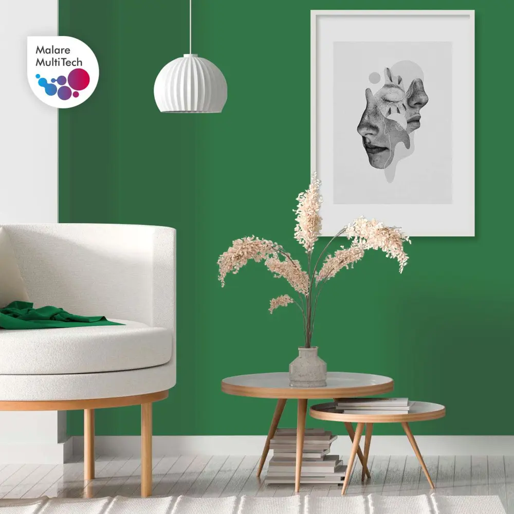 Фото 4 Краска интерьерная Malare обои_216 Professional быстросохнущая матовая цвет свежий орегано 9 л Фото 4 Краска интерьерная Malare обои_216 Professional быстросохнущая матовая цвет свежий орегано 9 л