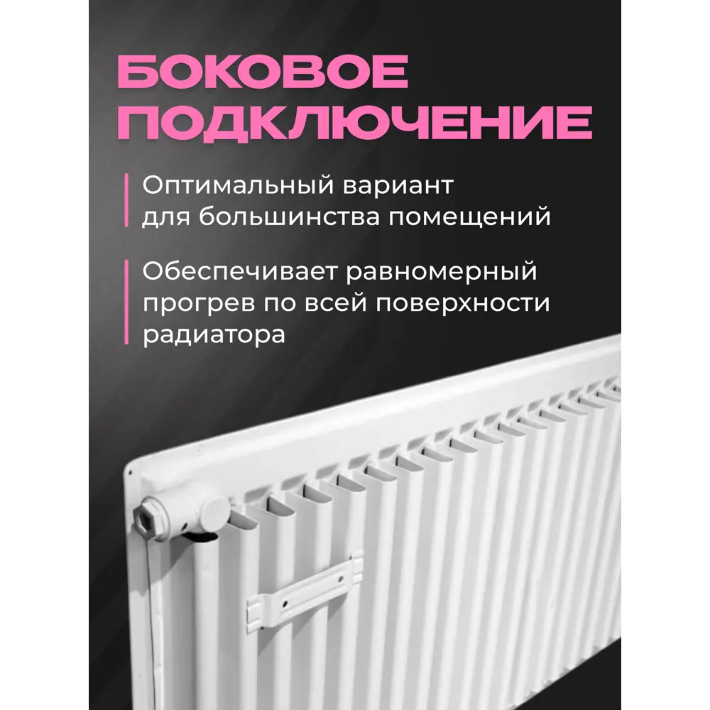 Фото Радиатор панельный Metronex 11 300x1200 мм боковое подключение сталь белый с кронштейном Фото Радиатор панельный Metronex 11 300x1200 мм боковое подключение сталь белый с кронштейном