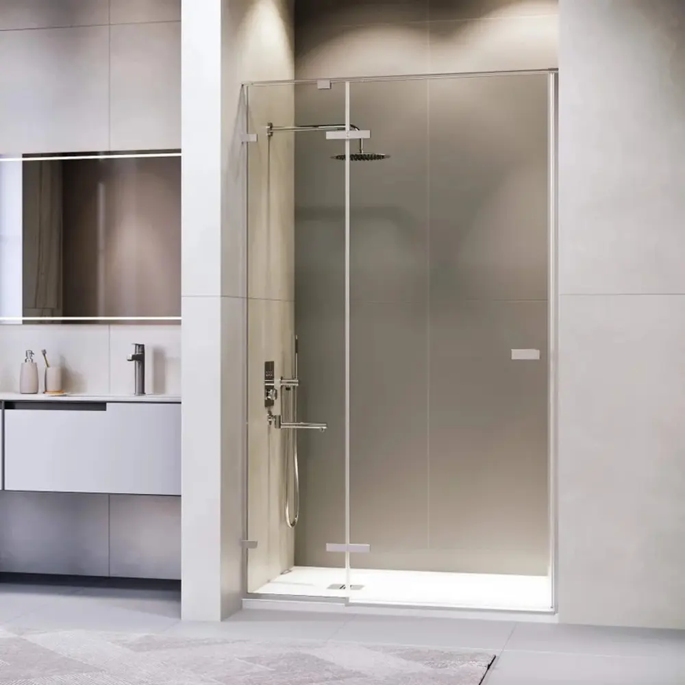 Фото 3 Душевая дверь Rgw 595190 130см эффект стекла прозрачный распашной Фото 3 Душевая дверь Rgw 595190 130см эффект стекла прозрачный распашной