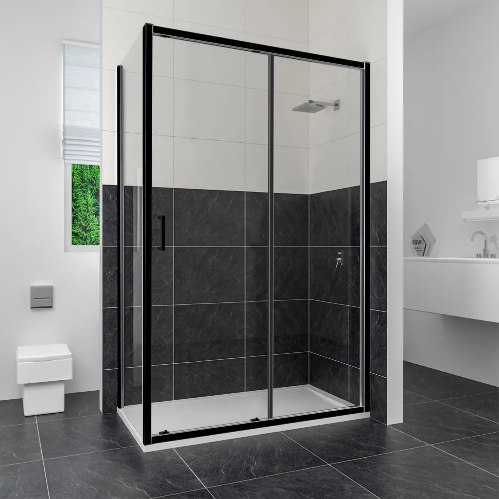 Фото 2 Душевая дверь Rgw 235704 100см эффект стекла прозрачный раздвижной