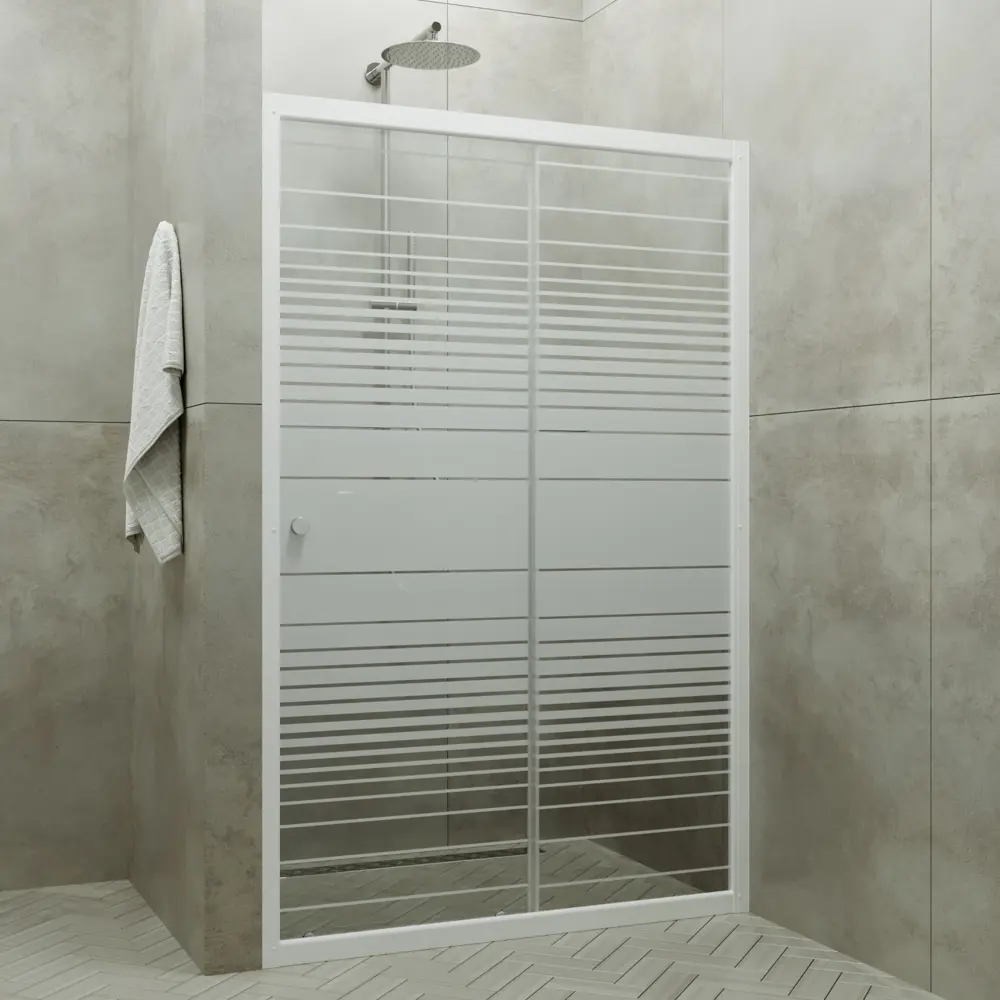 Фото 2 Душевая дверь Triton 247148 99.5см эффект стекла прозрачный раздвижной Фото 2 Душевая дверь Triton 247148 99.5см эффект стекла прозрачный раздвижной