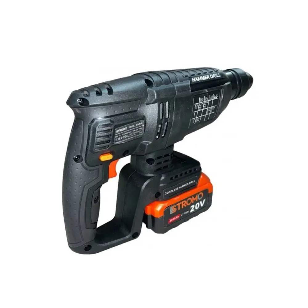Фото 3 Перфоратор аккумуляторный бесщеточный SDS Plus Procraft Stromo AHA20, 20 В Li-Ion 1x4 Ач, 3 Дж Фото 3 Перфоратор аккумуляторный бесщеточный SDS Plus Procraft Stromo AHA20, 20 В Li-Ion 1x4 Ач, 3 Дж
