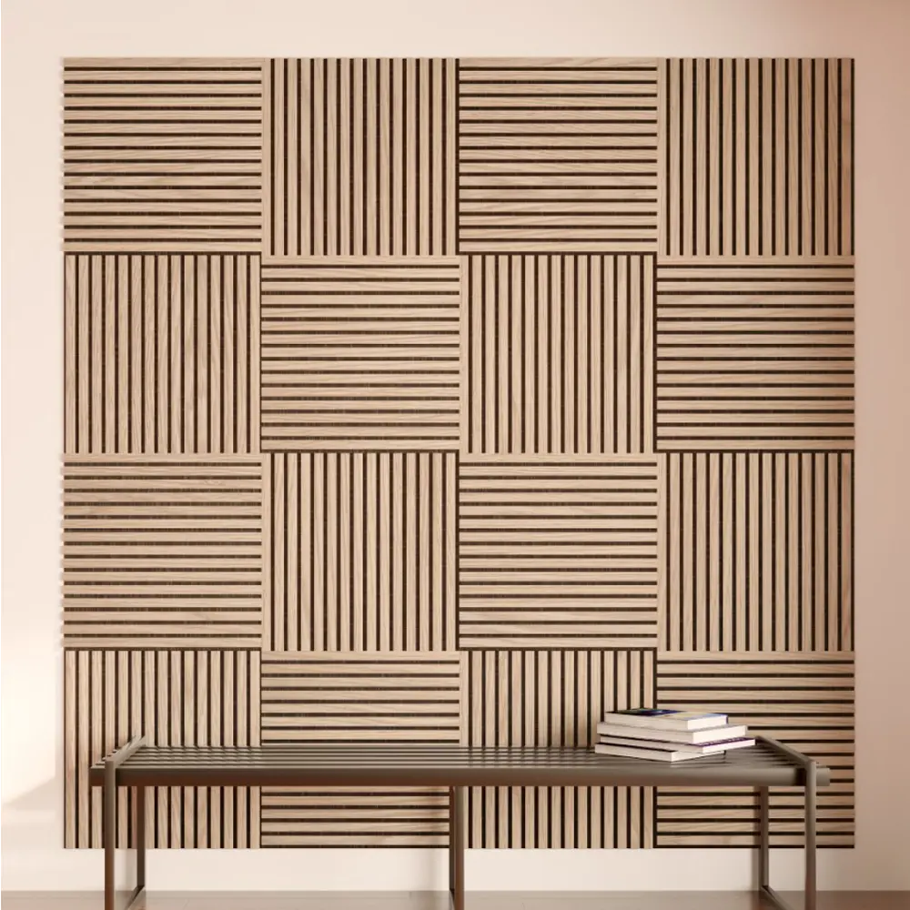 Фото 3 Панель стеновая акустическая Stella Comfort light дуб винтаж 600x600x9мм 0.36м² Фото 3 Панель стеновая акустическая Stella Comfort light дуб винтаж 600x600x9мм 0.36м²