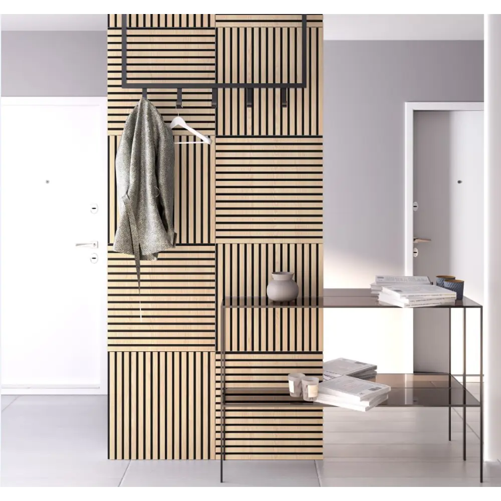 Фото 5 Панель стеновая акустическая Stella Comfort light дуб винтаж 600x600x9мм 0.36м² Фото 5 Панель стеновая акустическая Stella Comfort light дуб винтаж 600x600x9мм 0.36м²