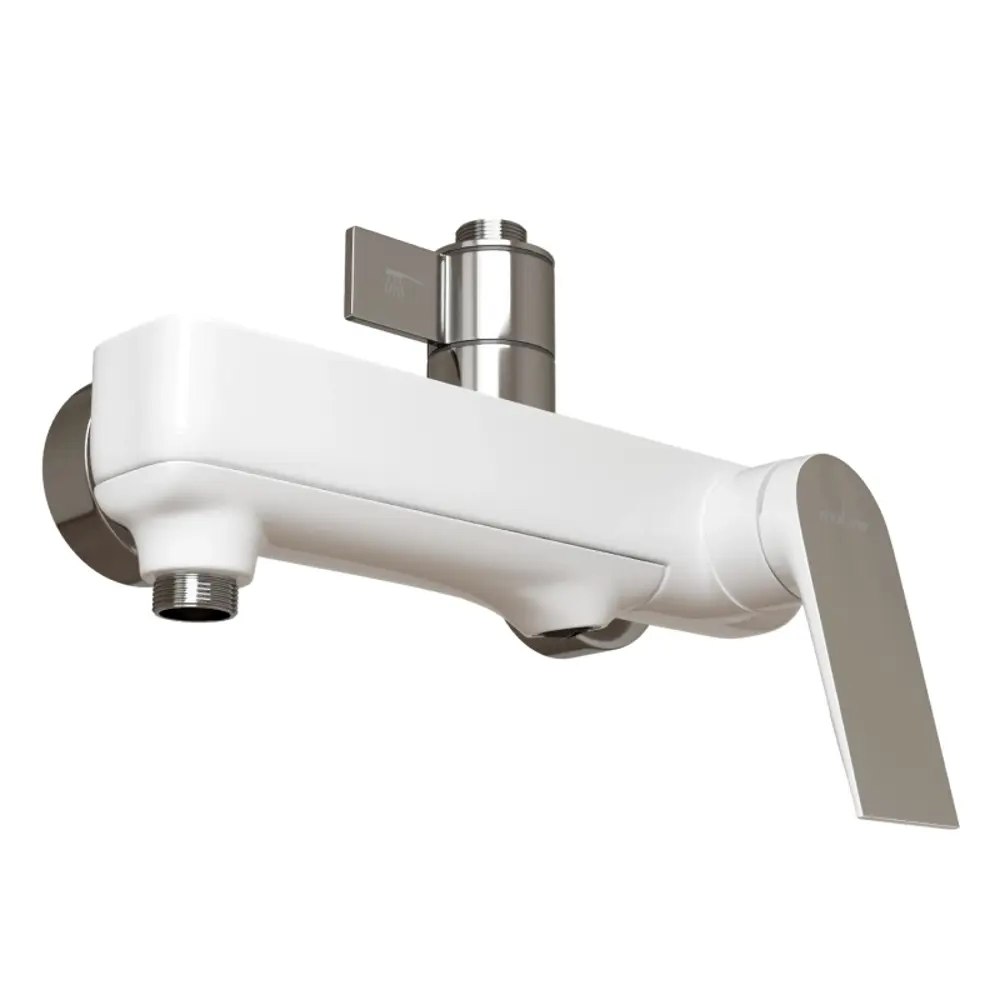 Фото 6 Смеситель для душа Mixline ML41-06 Swan White однорычажный цвет белый Фото 6 Смеситель для душа Mixline ML41-06 Swan White однорычажный цвет белый