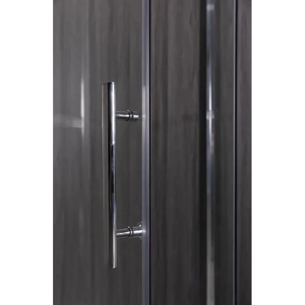 Фото 3 Душевой уголок Esbano ESR-8180 555918 прямоугольный 120x80см серебро профиль эффект стекла прозрачный