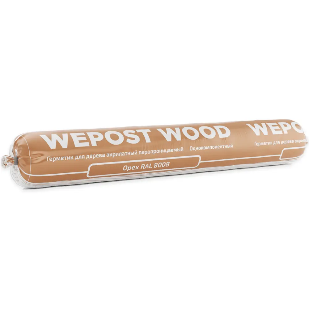 Фото 2 Герметик для дерева Wepost wood теплый шов RAL 8008 орех 600мл 6шт Фото 2 Герметик для дерева Wepost wood теплый шов RAL 8008 орех 600мл 6шт
