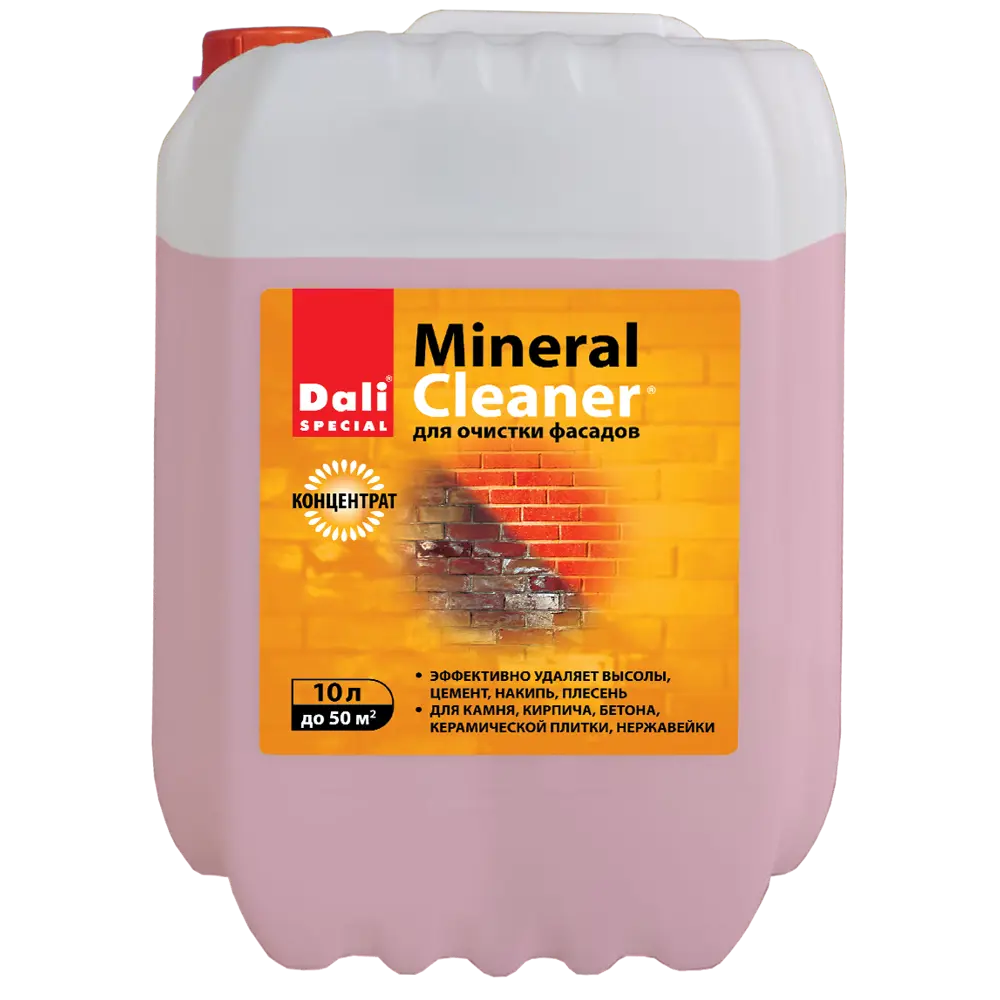 Фото 2 Очиститель фасадов Dali Mineral Cleaner 10 л Фото 2 Очиститель фасадов Dali Mineral Cleaner 10 л