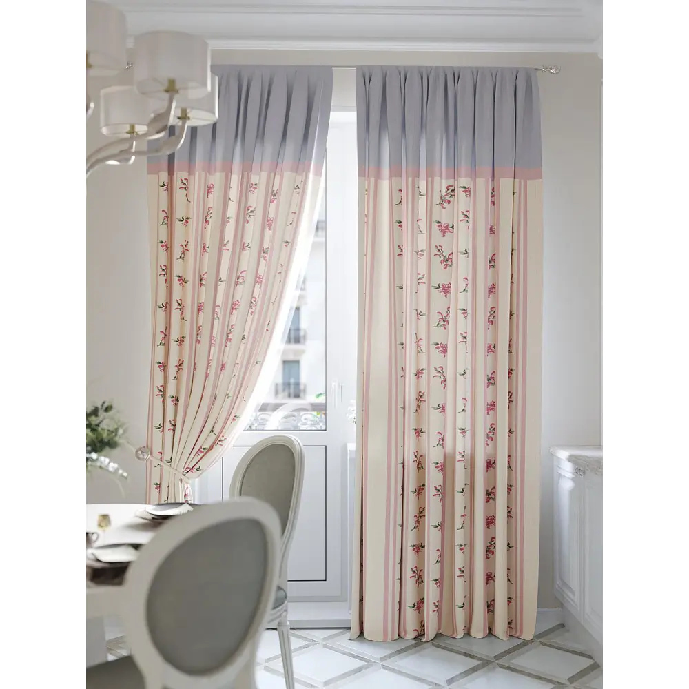 Фото Комплект штор At home Базовая коллекция AT945731 на шторной ленте 280x150 см цвет розовый Фото Комплект штор At home Базовая коллекция AT945731 на шторной ленте 280x150 см цвет розовый