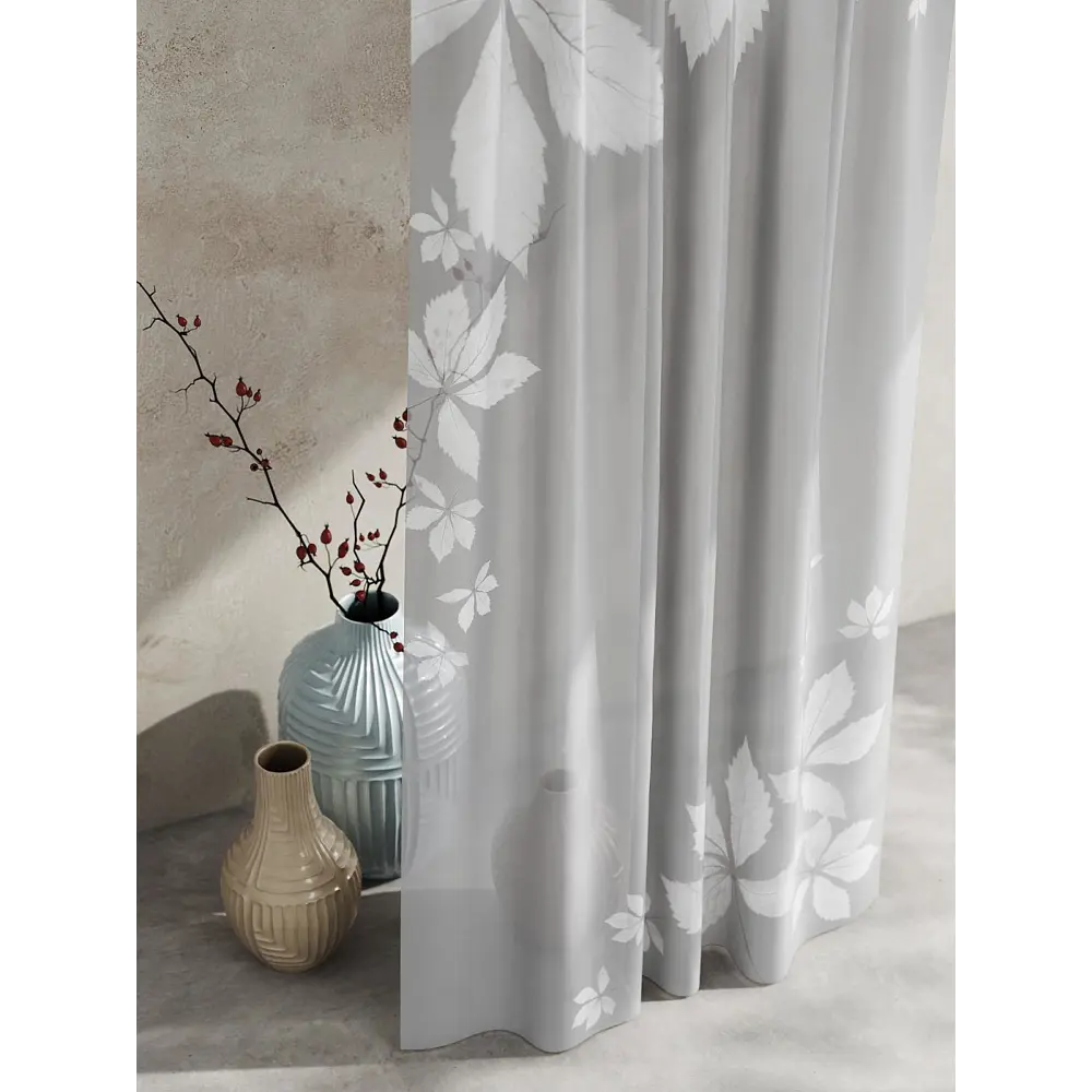 Фото 8 Тюль At home Базовая коллекция AT595141 на шторной ленте 270x150 см цвет белый Фото 8 Тюль At home Базовая коллекция AT595141 на шторной ленте 270x150 см цвет белый