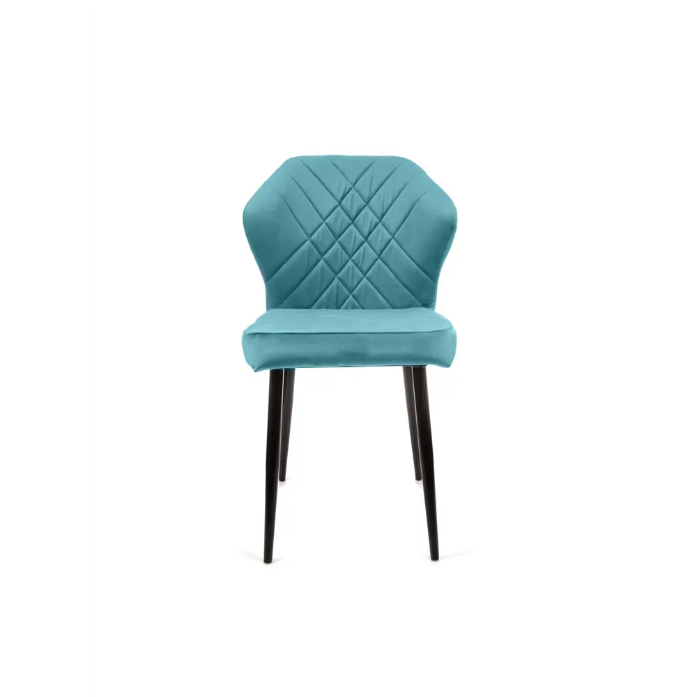 Фото 6 Стул M-group Ницца 44x87x42 см велюр цвет черный 2 шт. Фото 6 Стул M-group Ницца 44x87x42 см велюр цвет черный 2 шт.