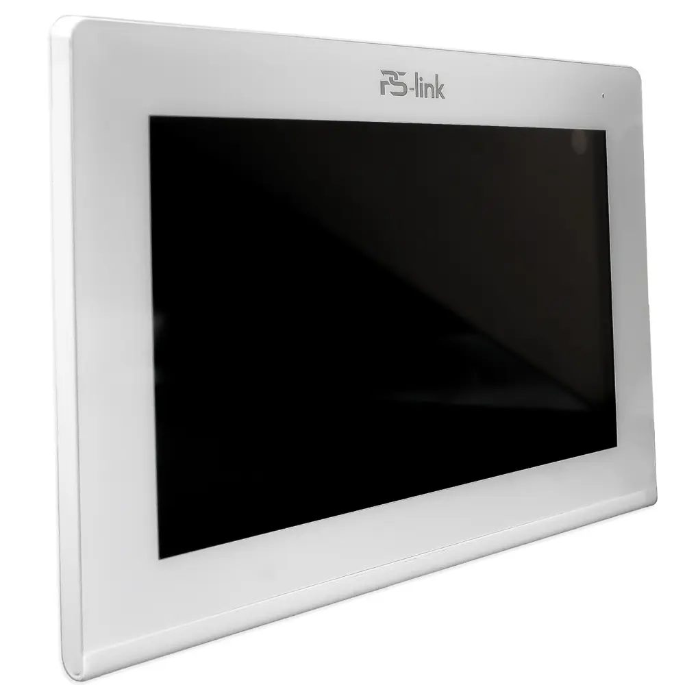 Фото 2 Комплект IP видеодомофона Ps-link PS-730TM 7" с Wi Fi и вызывной панелью цвет белый Фото 2 Комплект IP видеодомофона Ps-link PS-730TM 7" с Wi Fi и вызывной панелью цвет белый