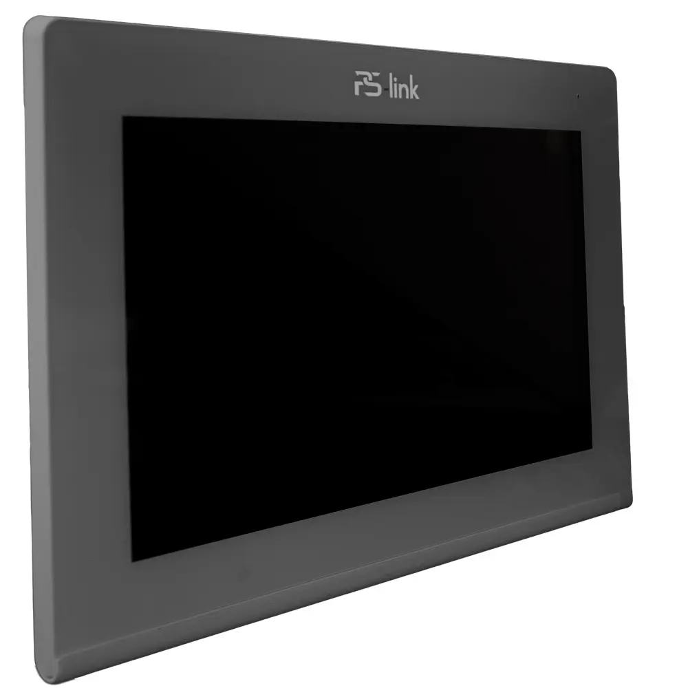 Фото 2 Комплект IP видеодомофона Ps-link PS-730TM 7" с Wi Fi и вызывной панелью цвет черный Фото 2 Комплект IP видеодомофона Ps-link PS-730TM 7" с Wi Fi и вызывной панелью цвет черный