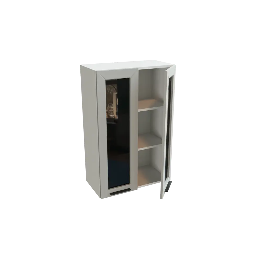 Фото 2 Навесной Шкаф МС Глетчер Сурская мебель 920x600x318 МДФ с 2-мя дверцами со стеклом цвет БЕЛ/Гейнсборо Силк Ф45Н Фото 2 Навесной Шкаф МС Глетчер Сурская мебель 920x600x318 МДФ с 2-мя дверцами со стеклом цвет БЕЛ/Гейнсборо Силк Ф45Н